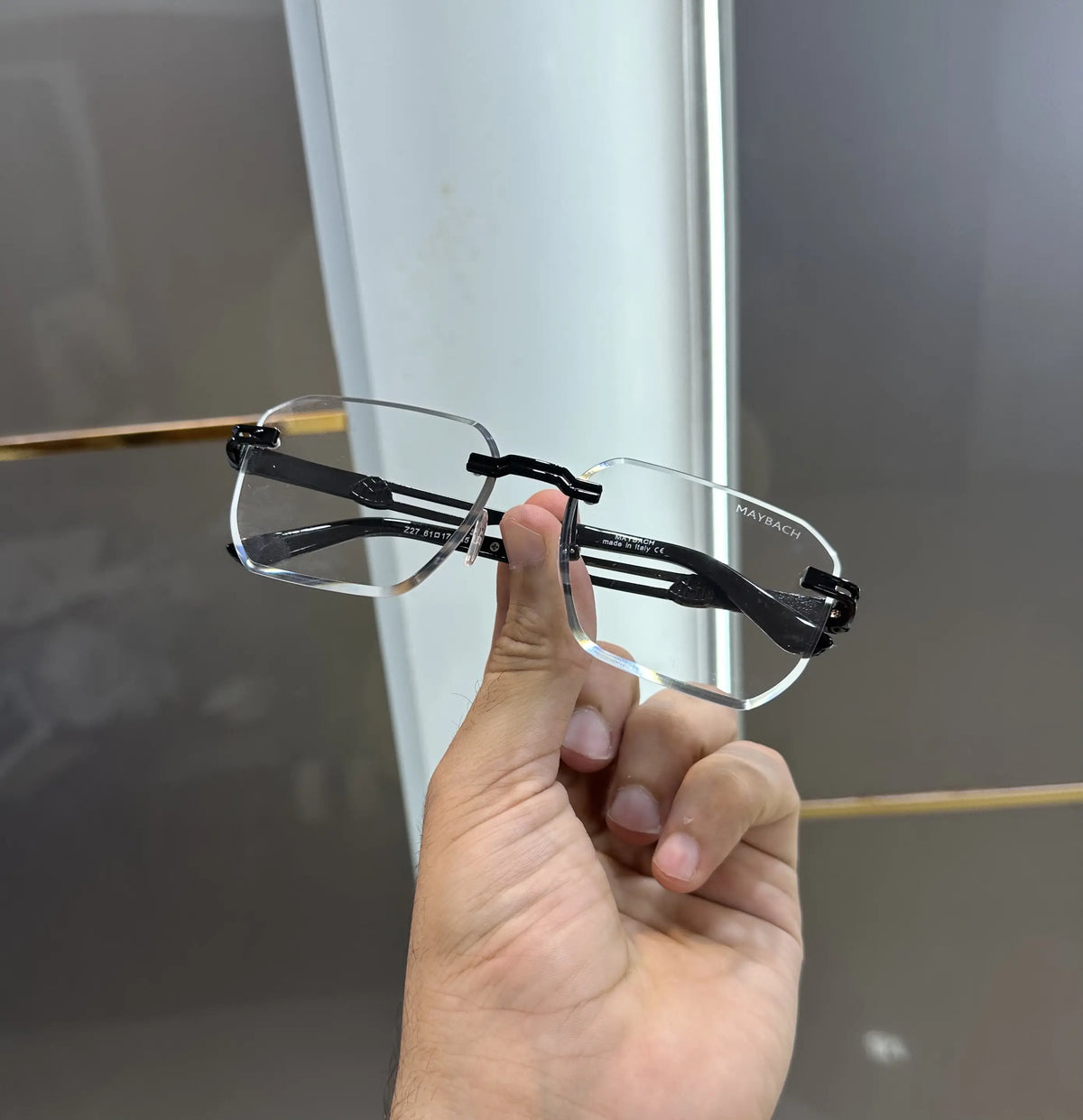 Maybach Black Premium Glasses Z27