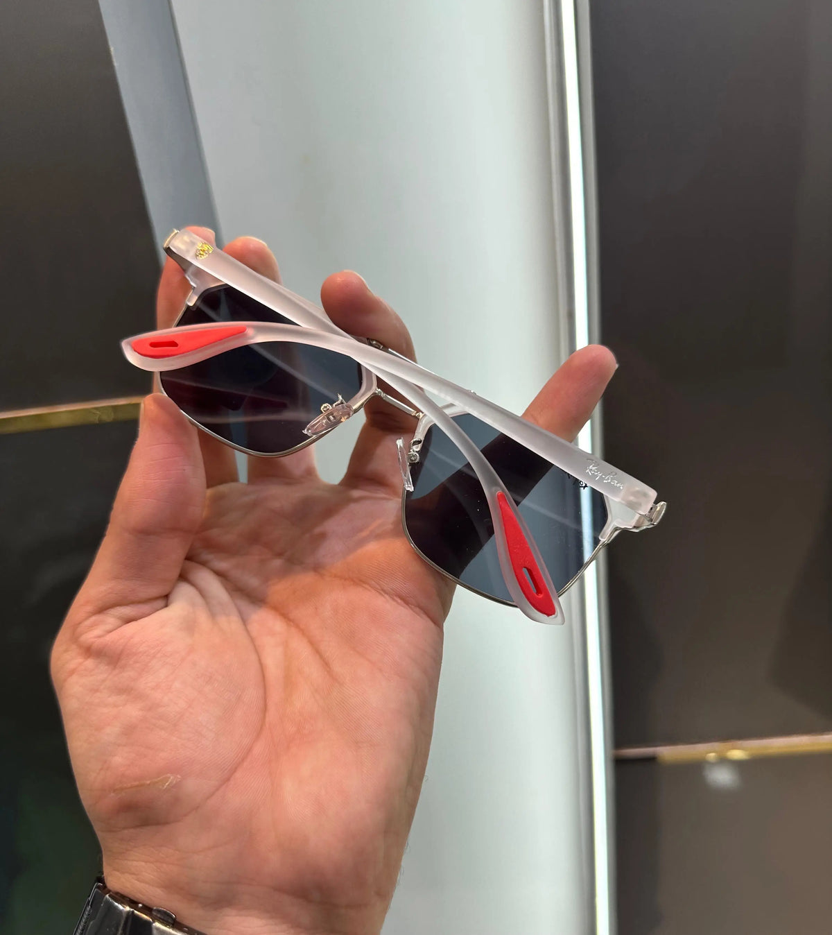 RayBan Ice Black Premium Shades 04