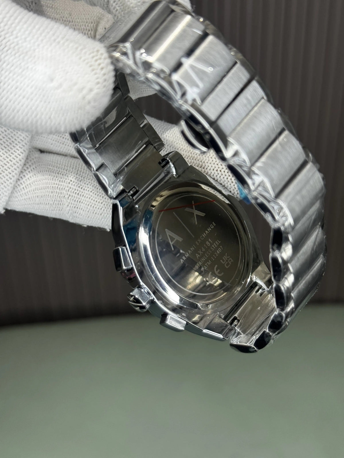 Arman i Exchange Silver Blue Premium Chronograph Watch