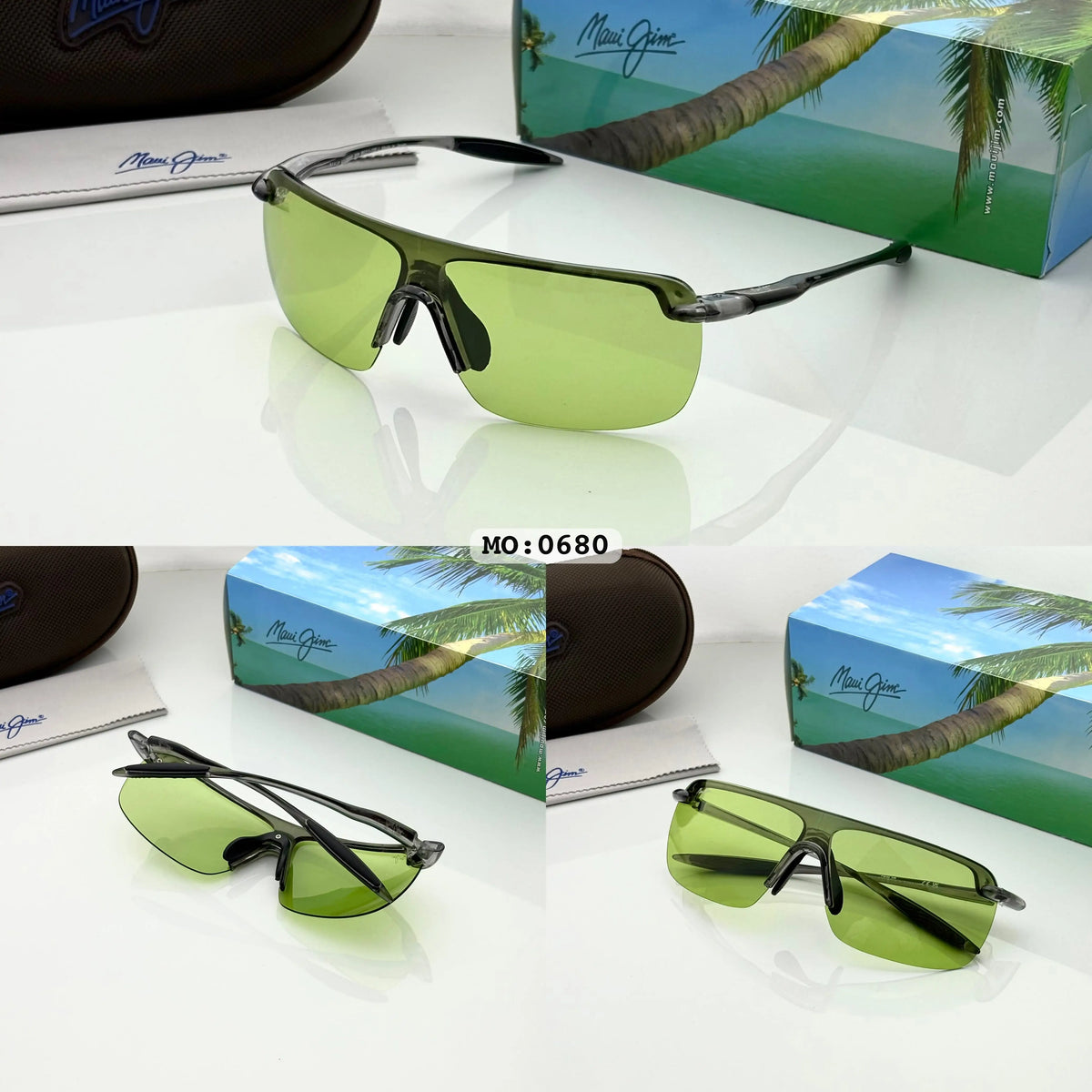 Maui Jim 0684 GreyGreen Premium Sunglass