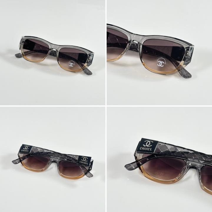 Chaneel Unisex Water Green Sunglasses - Women