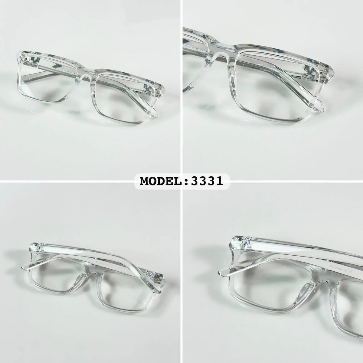 OFF WHITE TRANSPARENT FRAME