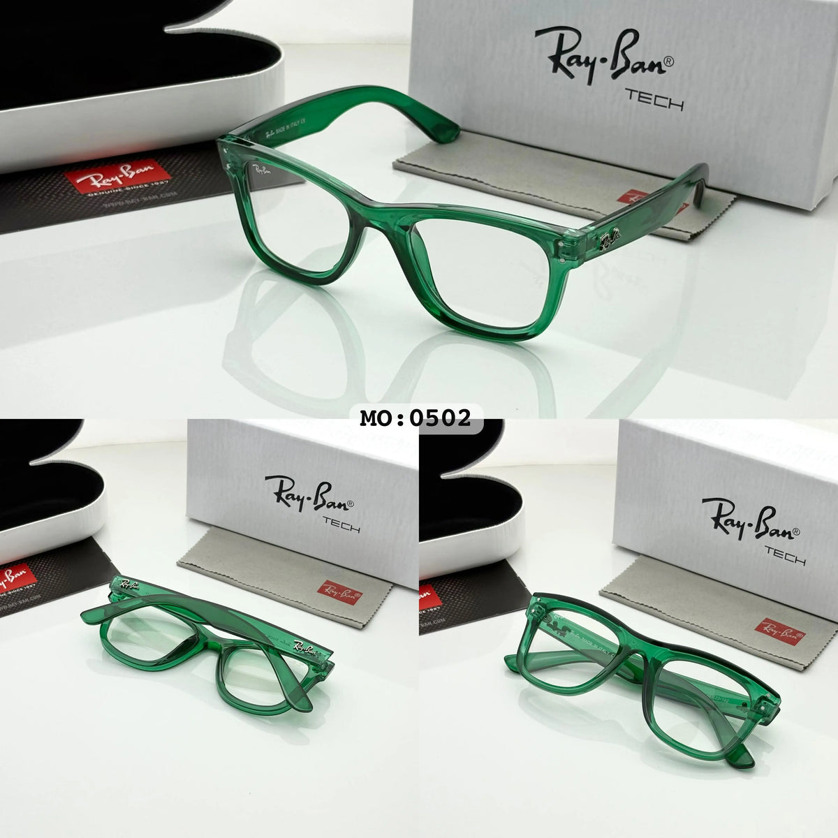 RayBann 0502 Green Frame