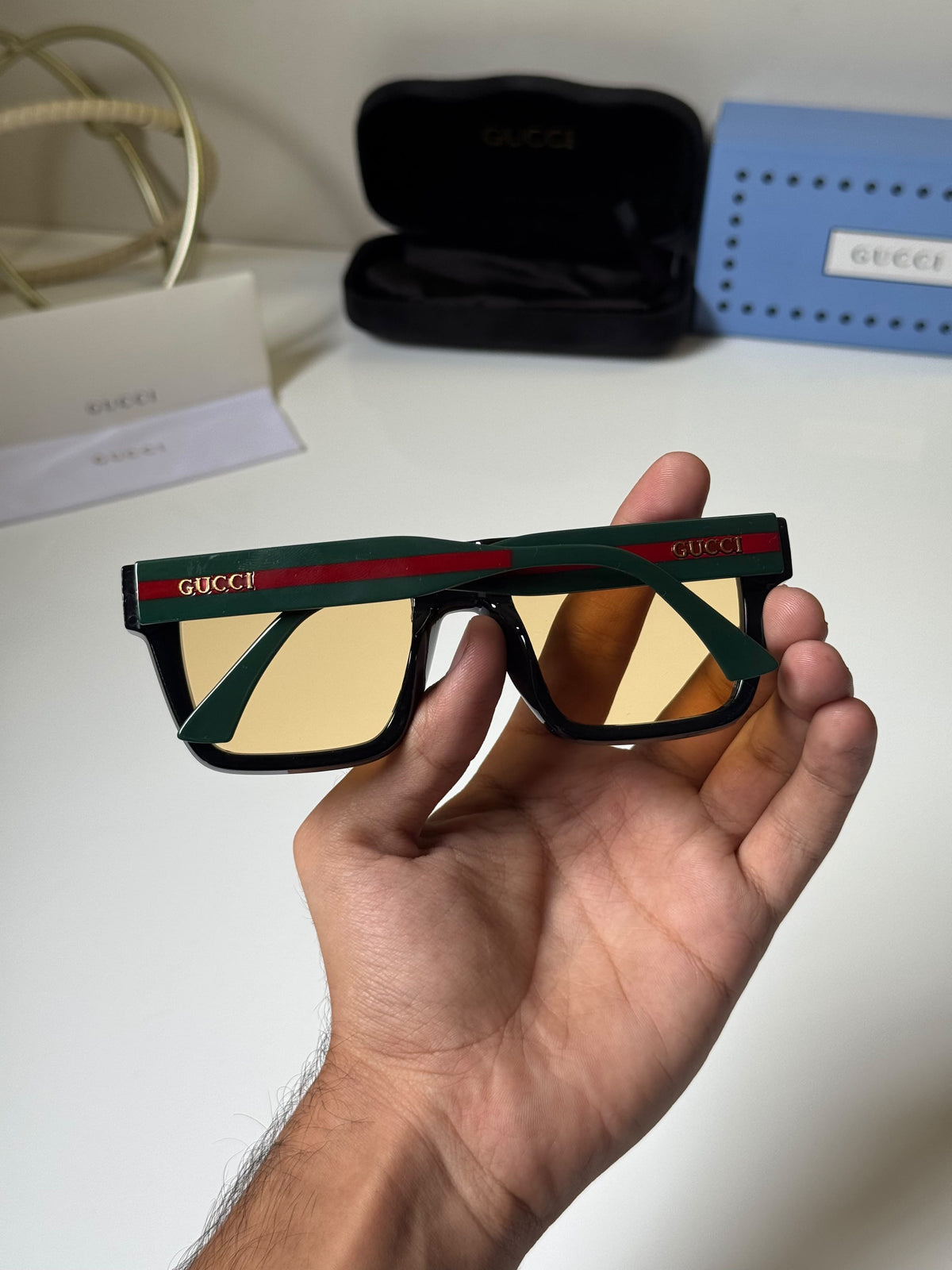 Guccii 1868 Green Yellow