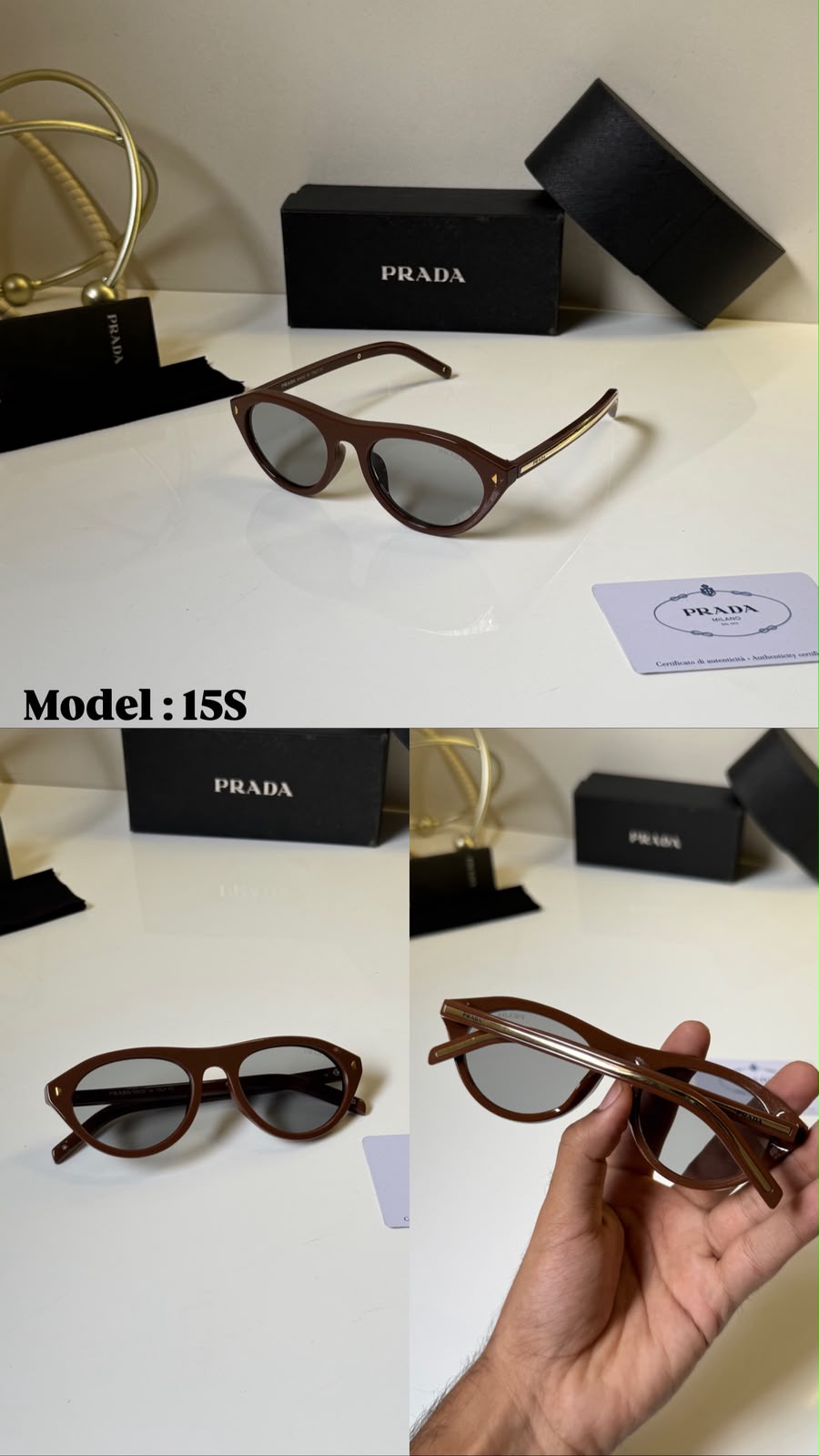 Pradaa 15S Brown Shades
