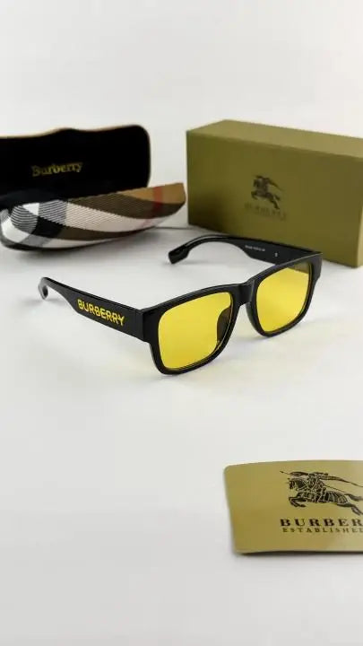 BURRBERRY 4458 ICE BLACK/Yellow (Premium Quality)