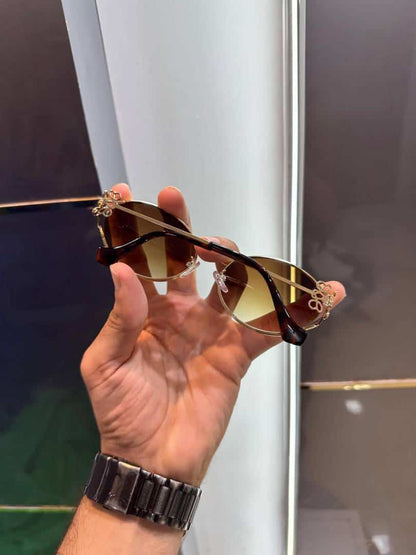 Loew e  Designer Gold-Brown Luxury Shades 5897