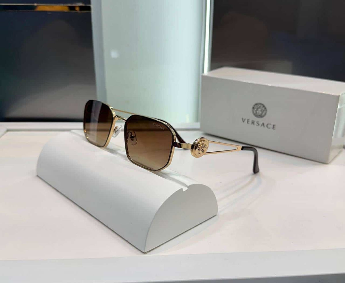 Versac e Designer Gold With Brown Premium Shade 9113