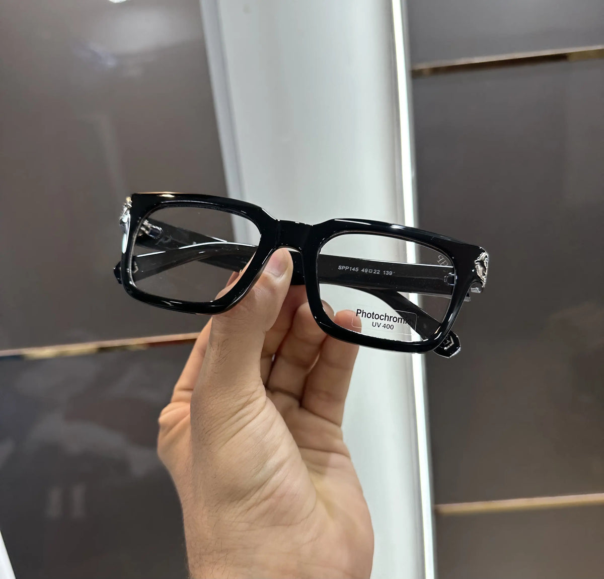 Philipp Plein Black Premium Glasses 145