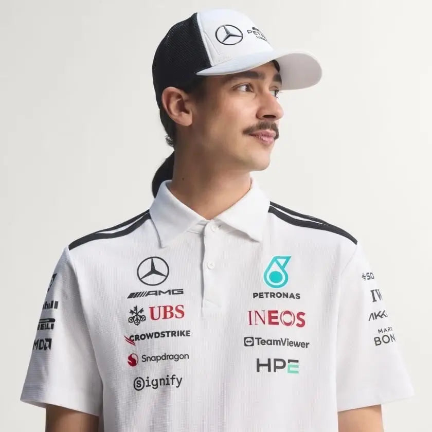 Adida s White Collab Premium Polo T-shirt