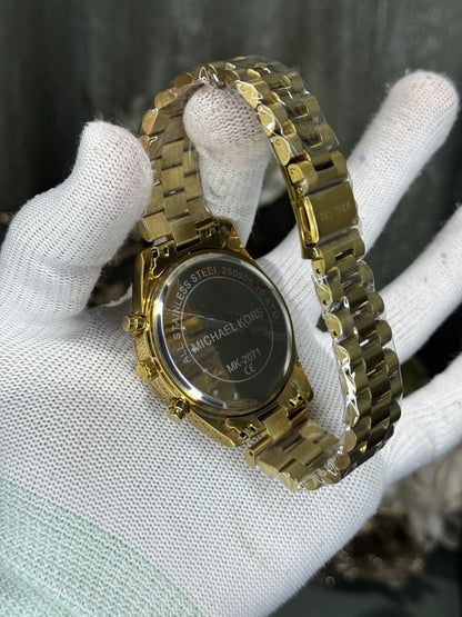 Michael Kor s Lexington Gold Black Premium Chrono