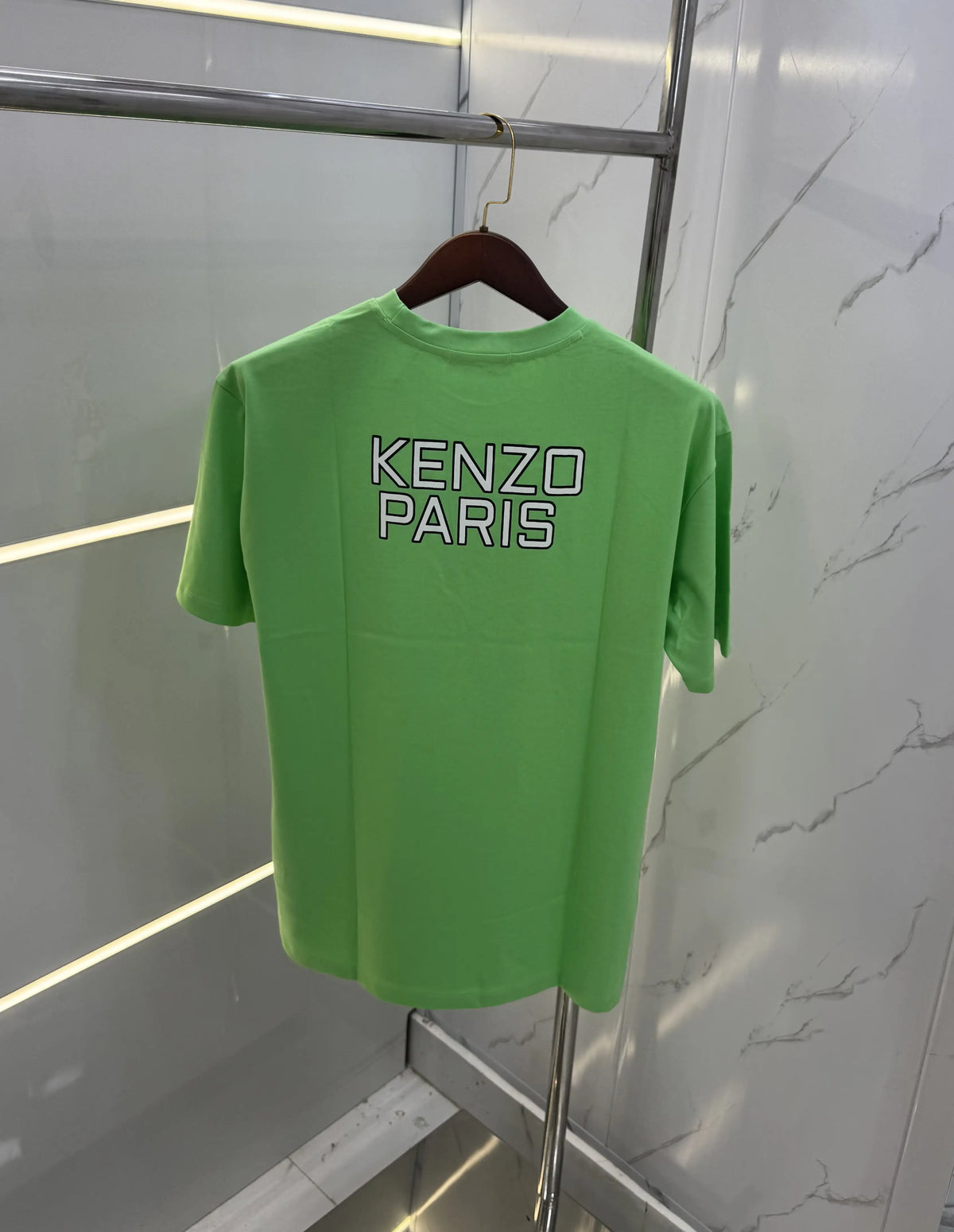 Kenzo Green Printed Imported Oversized T-Shirt