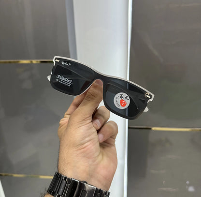 RayBan Ice Black Matt Premium Shades 4487