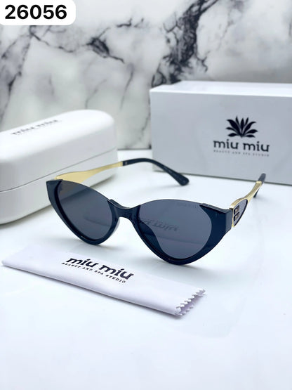 Miu Miu 26056 Gold Black 