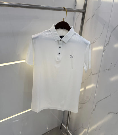 Loui s Vuitto n White Luxury Polo T-shirt