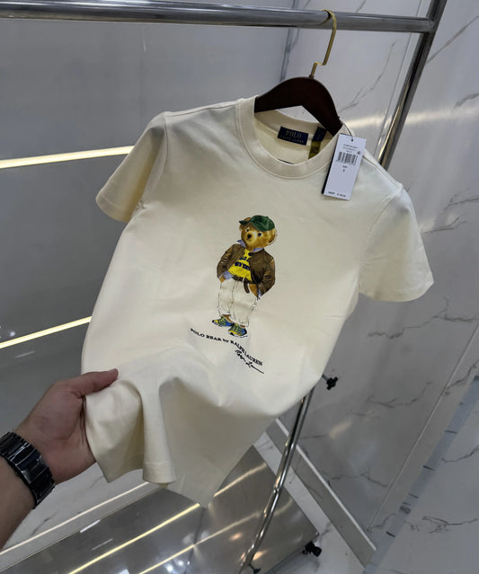 Ralph Laure n Cream Logo Work Premium T-Shirt