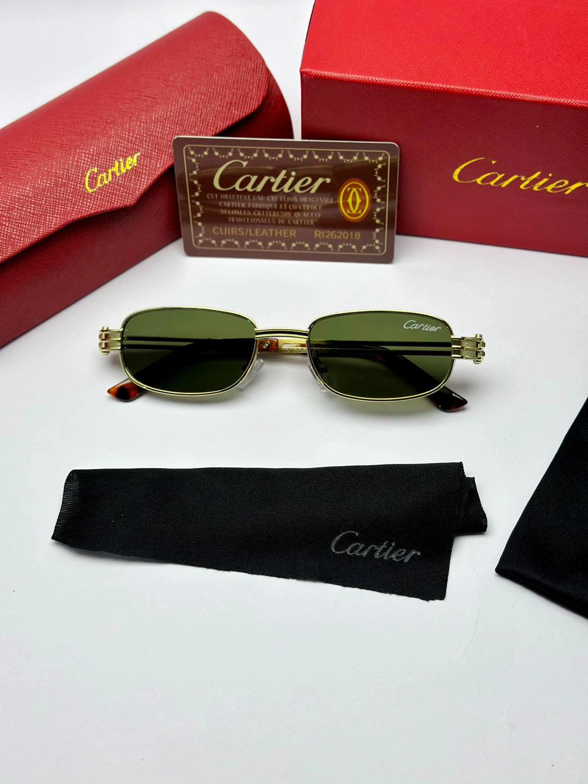 Cartier 3223 Gold Green