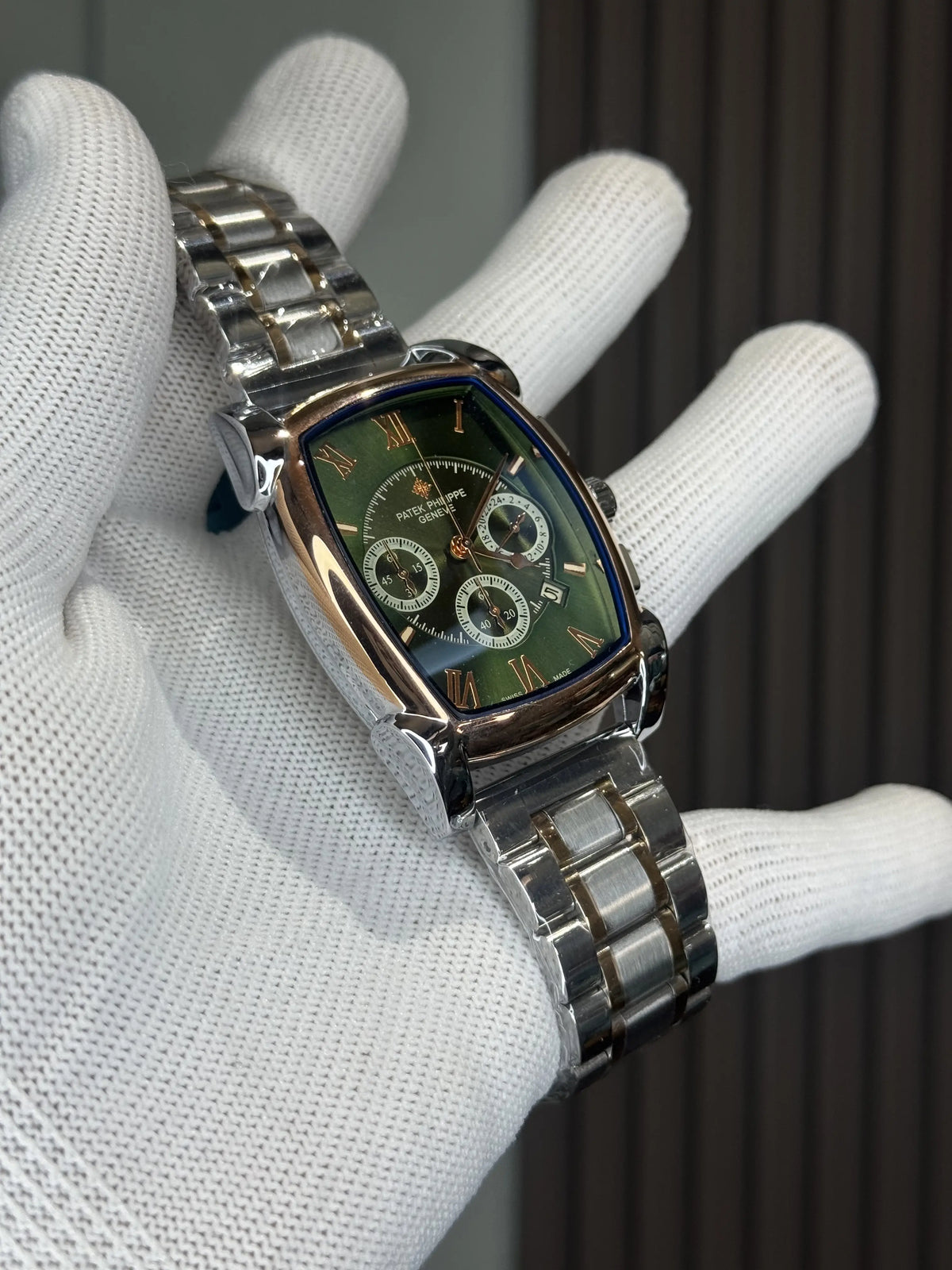 Patek Philipp e Chronograph Dual Tone Green Premium Watch
