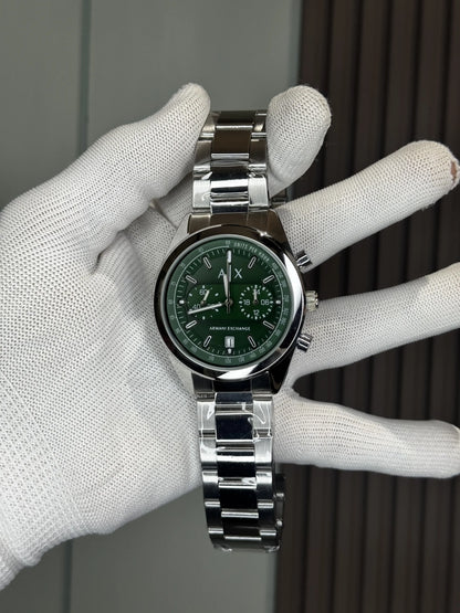 Arman i Exchange Silver Green 2862 Chronograph Premium Watch