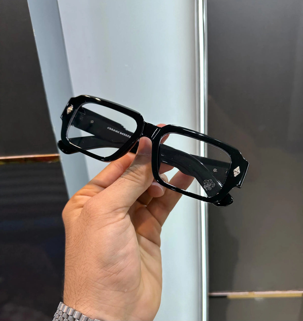 Chrome Hearts Black Premium Glasses 8232