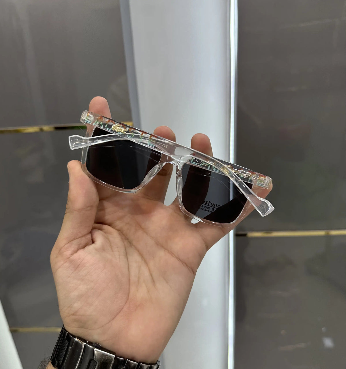 Lacost e Ice Black Premium Shades 1004