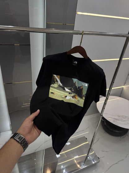 The North Face Black Logo Print Premium T-Shirt