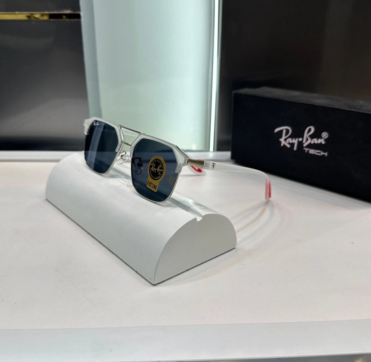 RayBan Ice Black Premium Shades 04