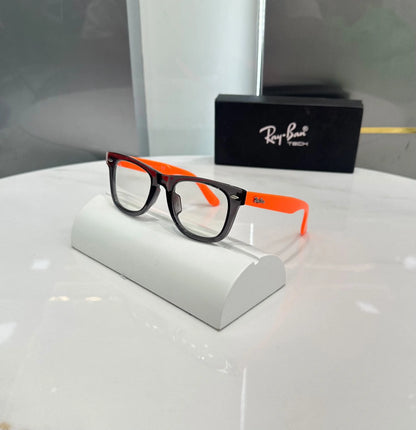 RayBan Orange Grey Premium Glasses 2140