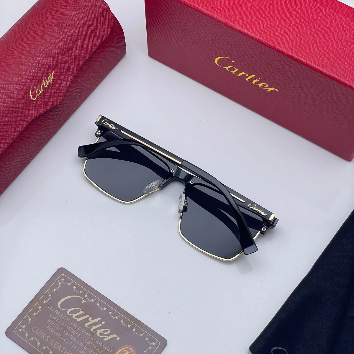 Cartier 18322 Gold Black