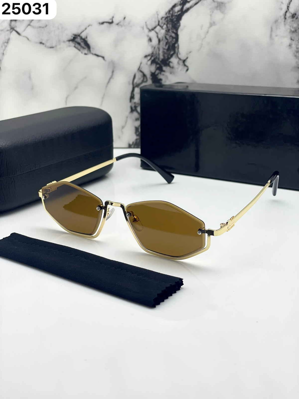 Miu Miu 25031 Gold Brown 