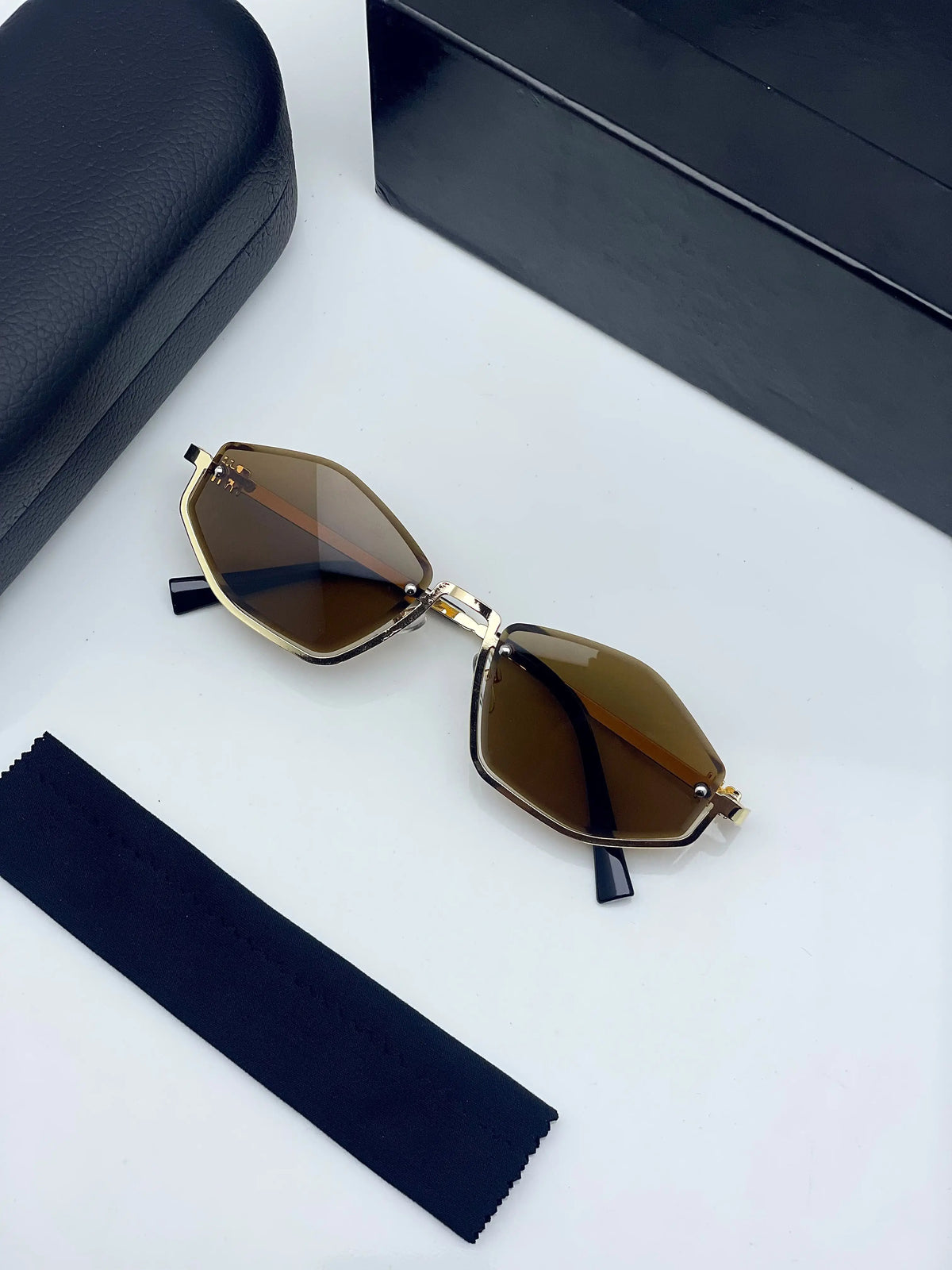 Miu Miu 25031 Gold Brown