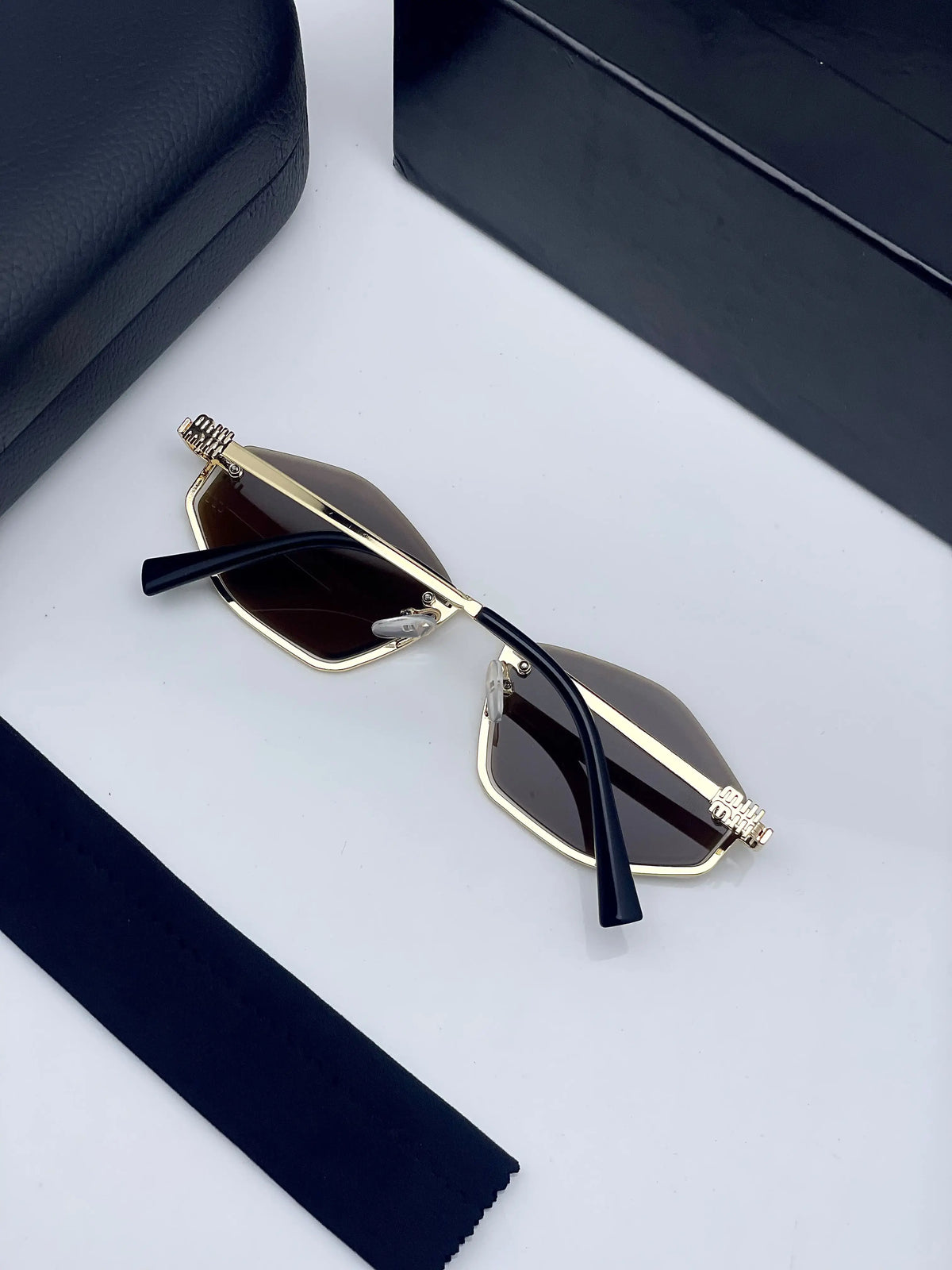 Miu Miu 25031 Gold Brown