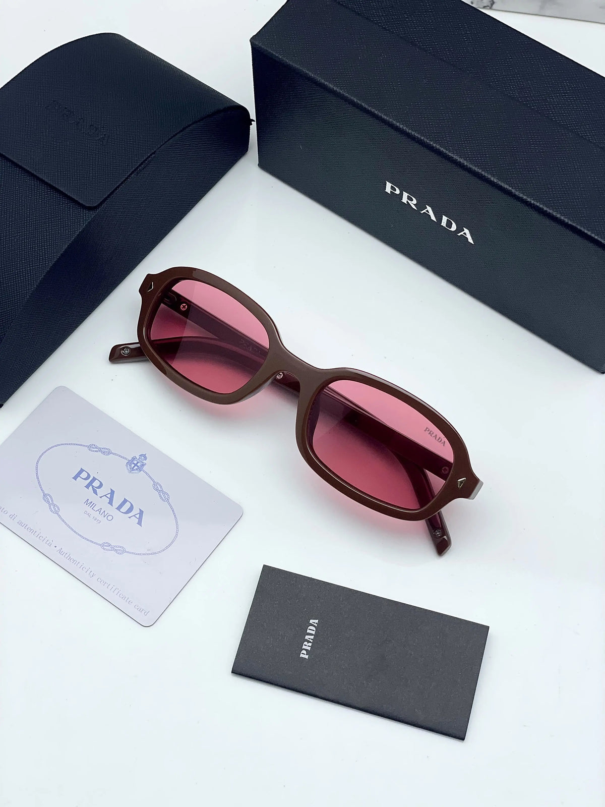 Prada 345 Brown pink