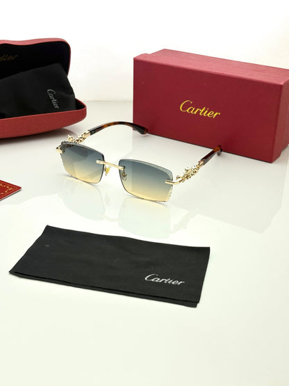 Cartierr 2620 Frameless Gold