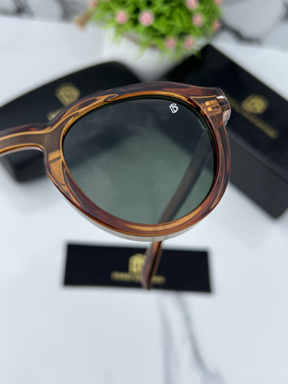 Daviid Beckhamm Round Brown/Green
