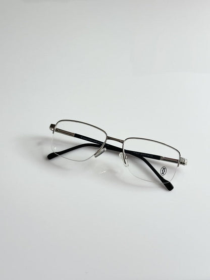 Cartierr Unique Frame Less Clear Sunglasses