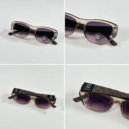 Chaneel Unisex Water Brown Sunglasses - Women