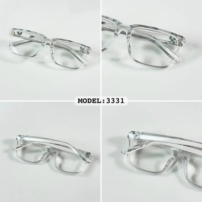 OFF WHITE TRANSPARENT FRAME