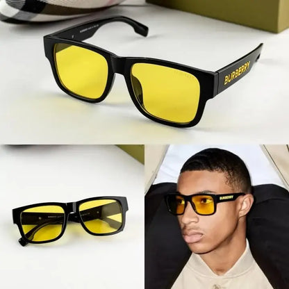 BURRBERRY 4458 ICE BLACK/Yellow (Premium Quality)