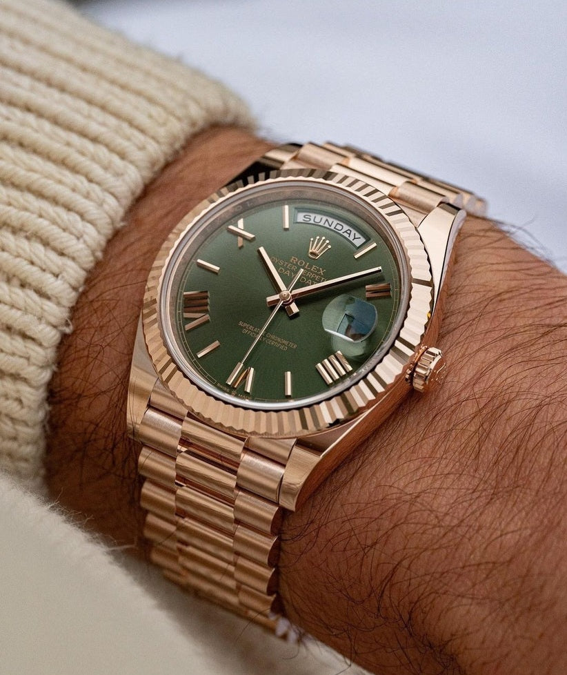 ROLEXX DAY DATE 40 EVEROSE GOLD