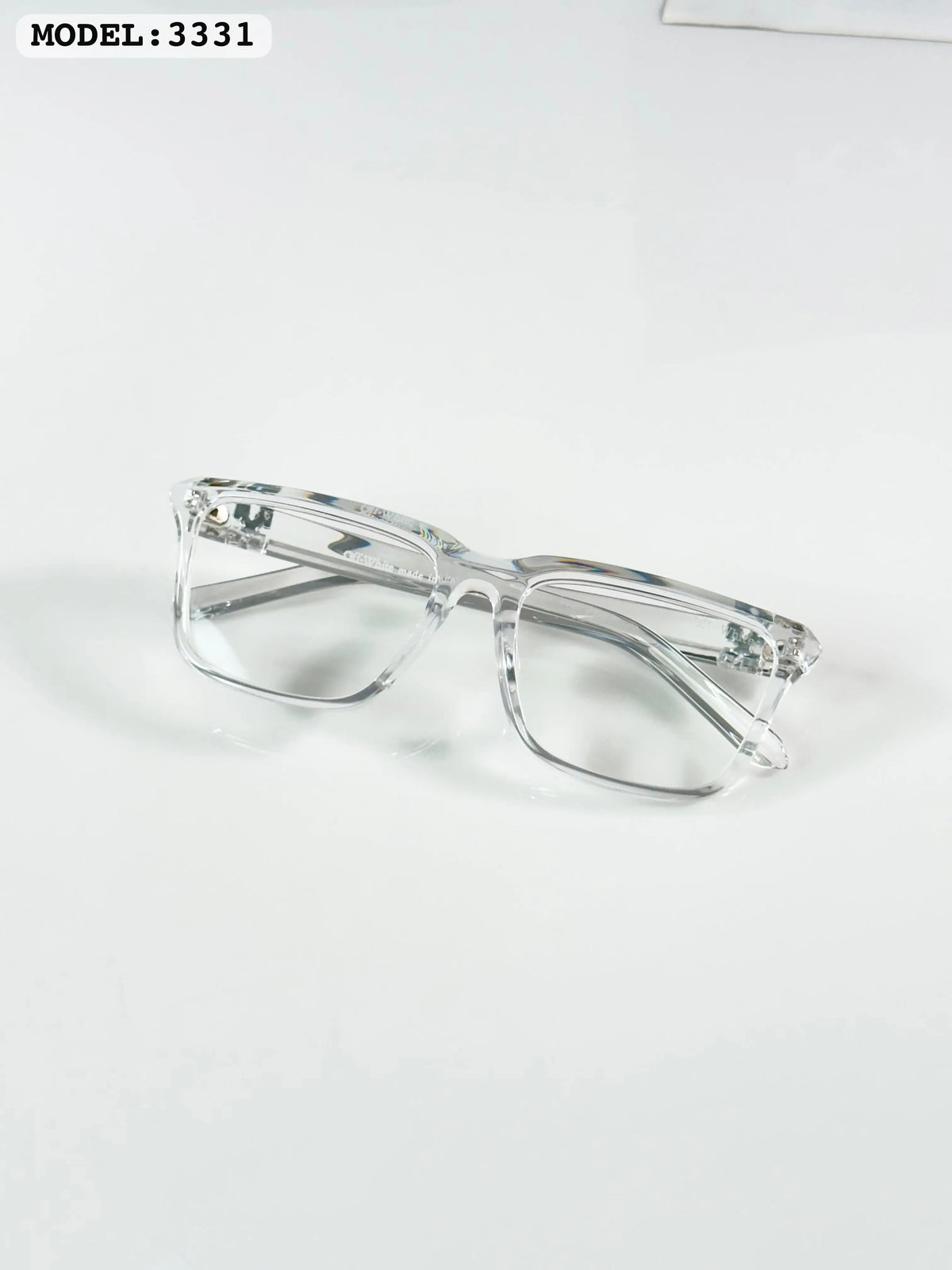 OFF WHITE TRANSPARENT FRAME