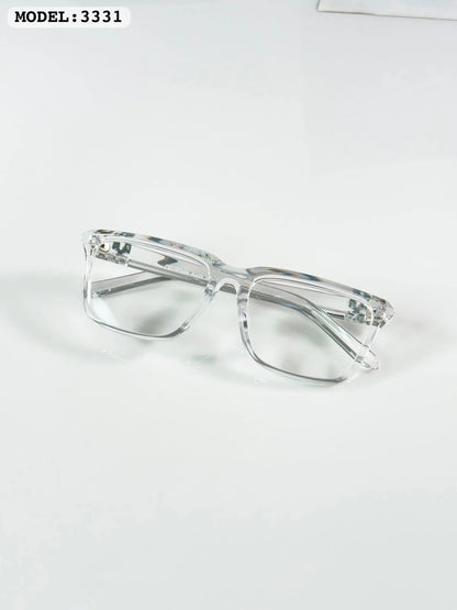 OFF WHITE TRANSPARENT FRAME