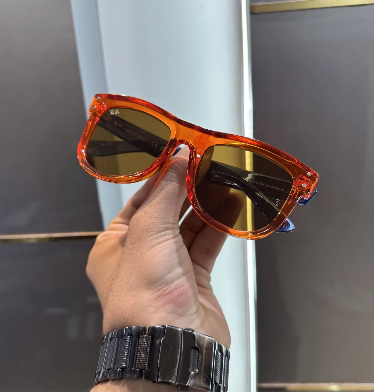 Raybann 0502 Orange Blue (Reverse Model)