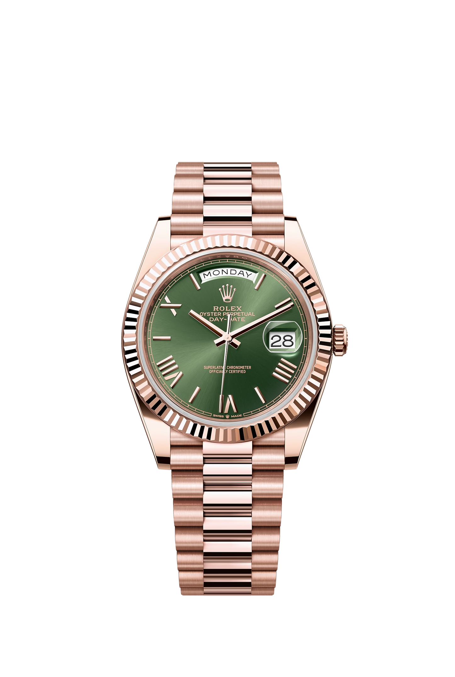 ROLEXX DAY DATE 40 EVEROSE GOLD