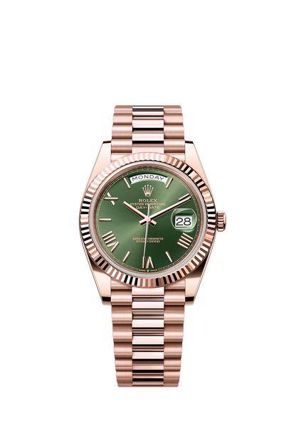 ROLEXX DAY DATE 40 EVEROSE GOLD