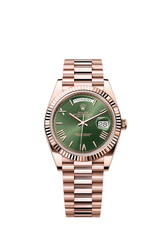 ROLEXX DAY DATE 40 EVEROSE GOLD
