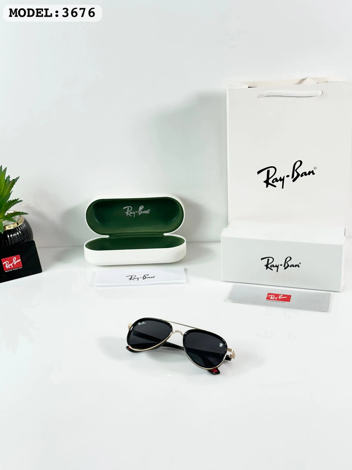RayBann 3676 Gold Black