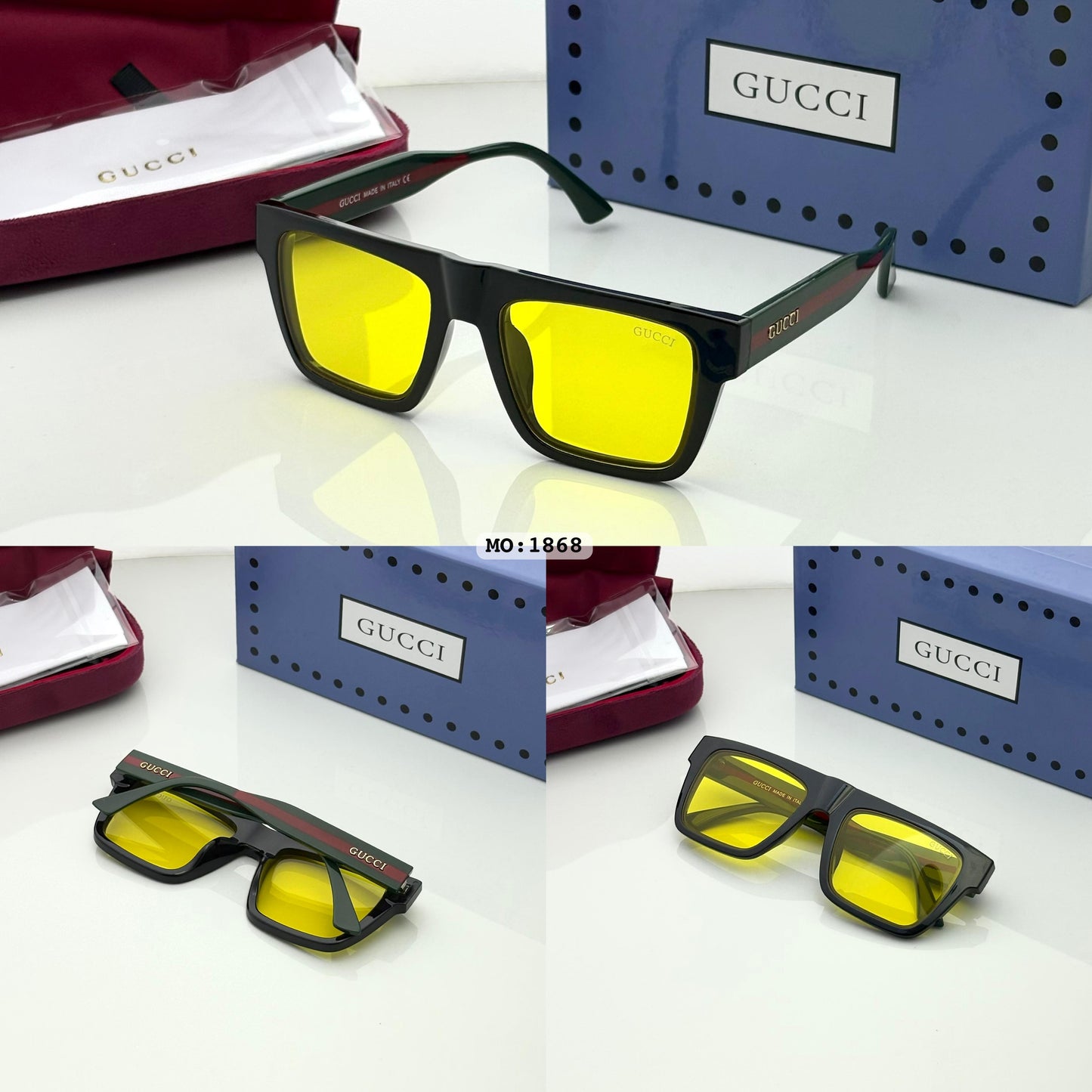 Guccii 1868 Signature Yellow Shade