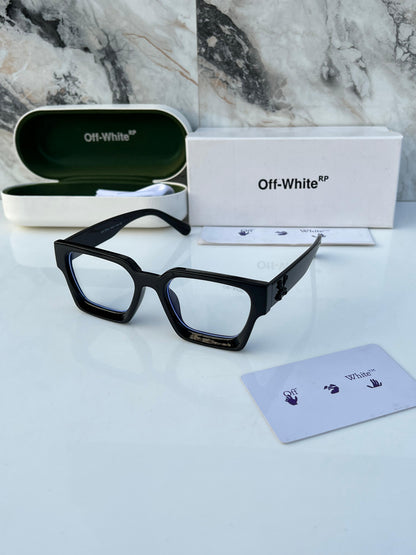 OFF White Full Black Frame