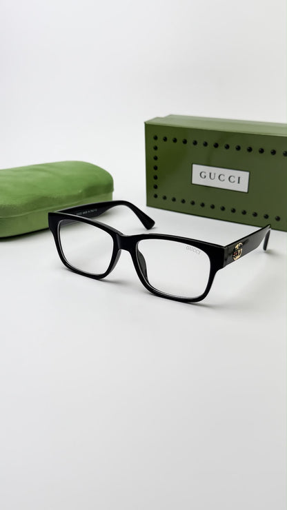 Guccii Logo Frame Black